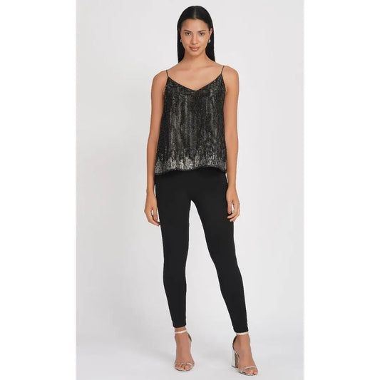 SLAY. Lurex Sequence Camisole