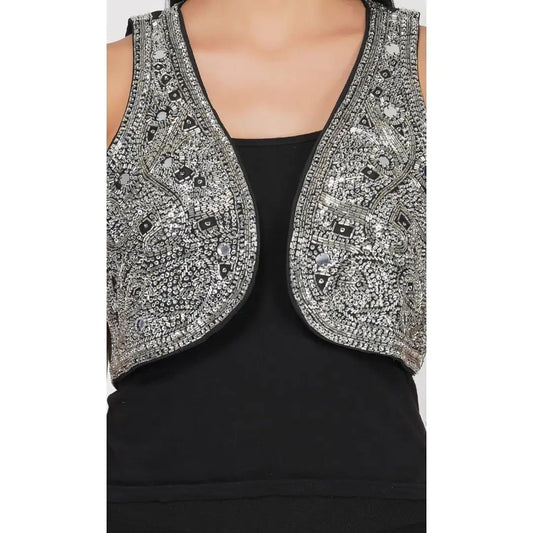 SLAY. Sequenced Bolero Crop Jacket