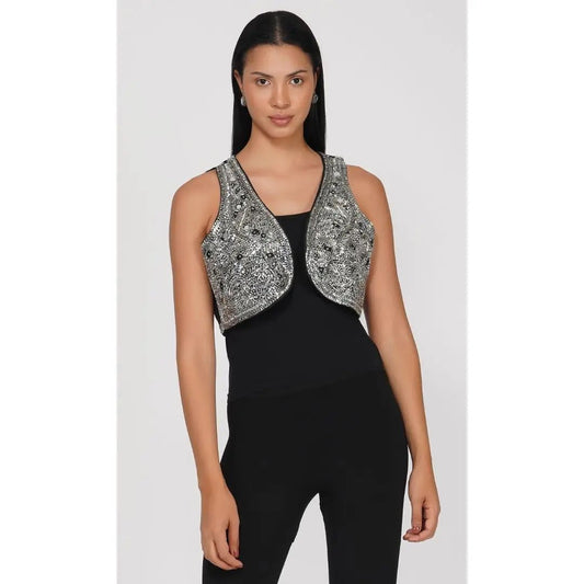 SLAY. Sequenced Bolero Crop Jacket