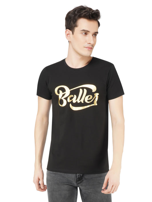 SLAY. Men's BALLER Edition Gold Foil Printed T-shirt-clothing-to-slay.myshopify.com-T-Shirt