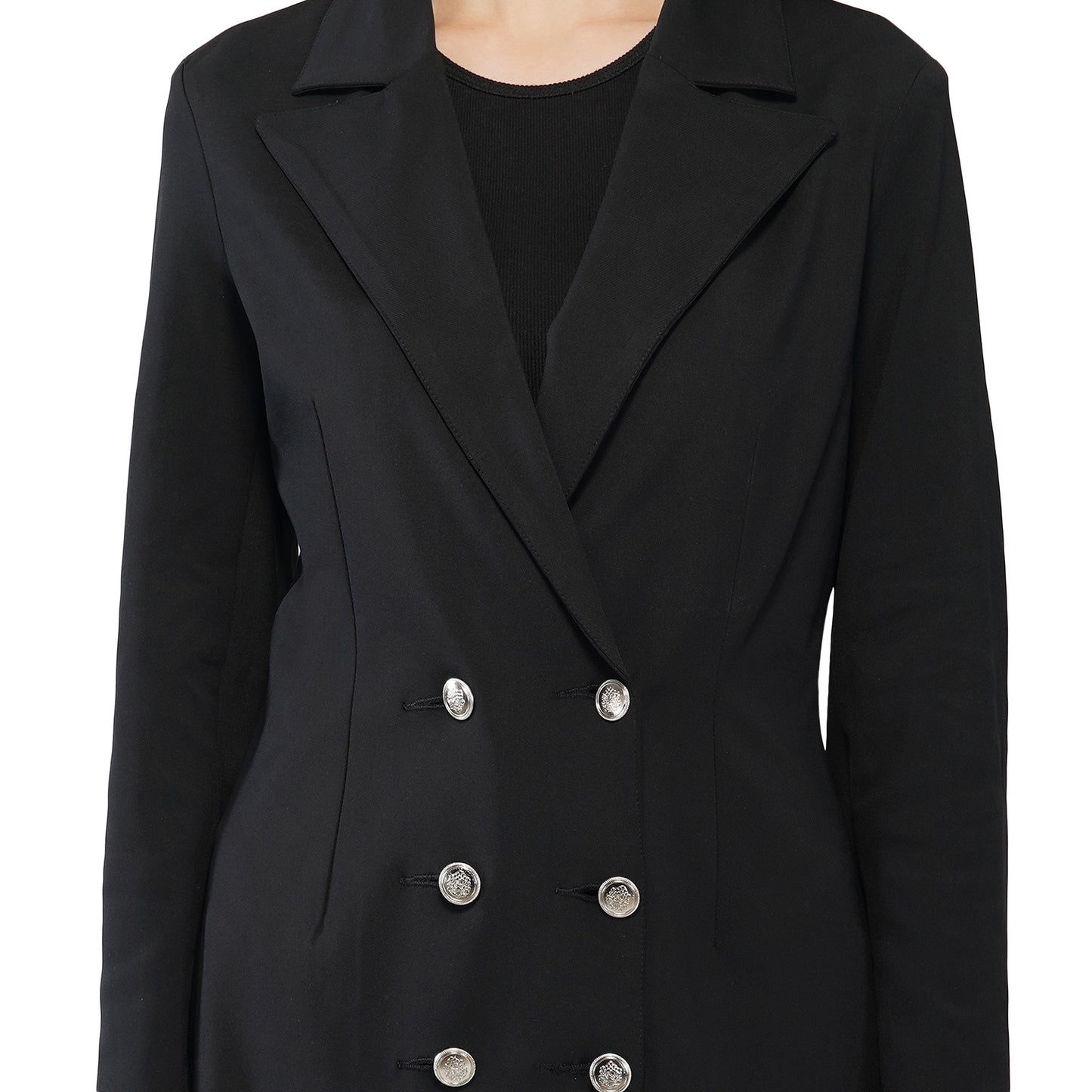 SLAY. Women's Black Tuxedo Blazer Pant Coord Set-clothing-to-slay.myshopify.com-Blazer Pant Coord Set
