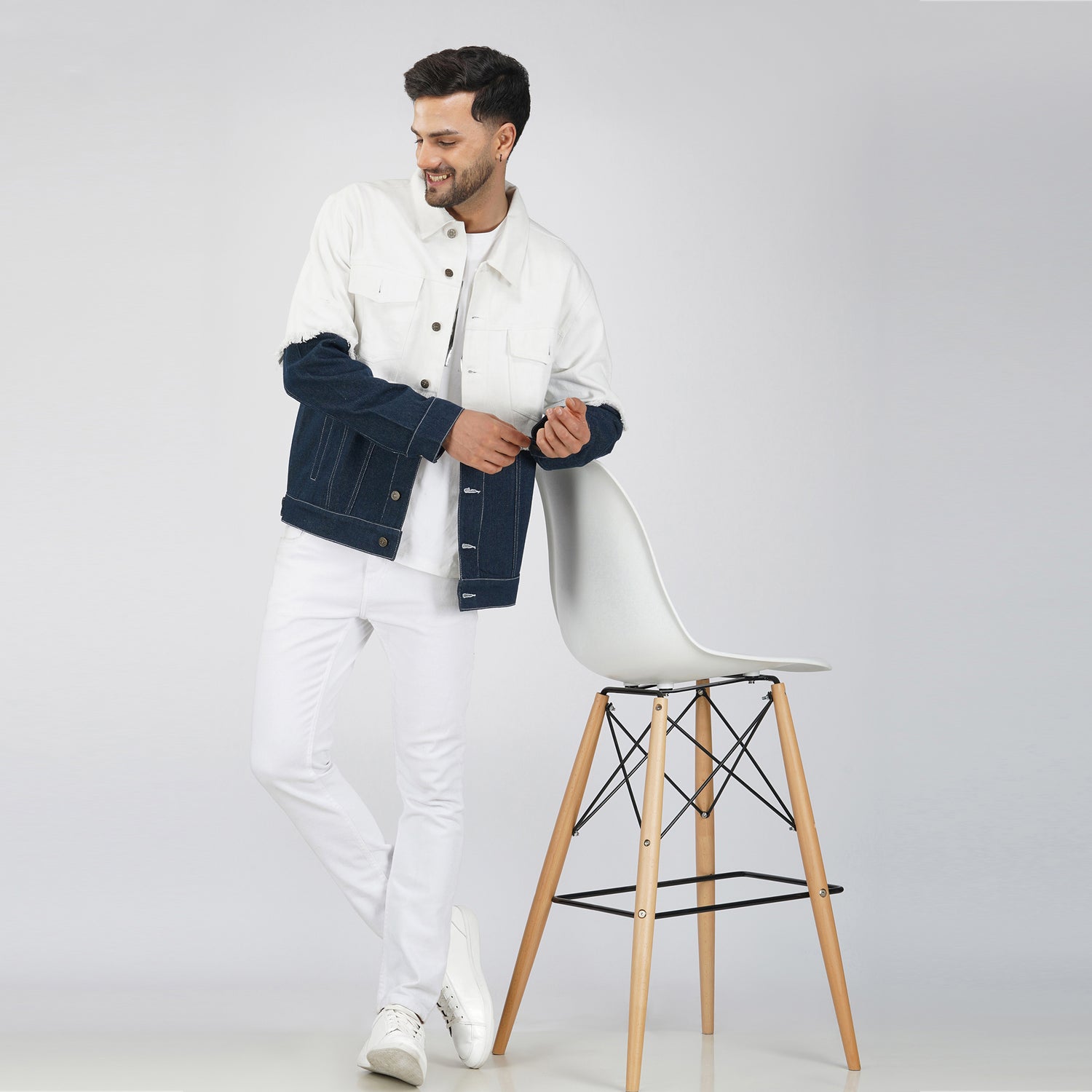 Buy White Denim Jacket for Women | ONLY | 159372201