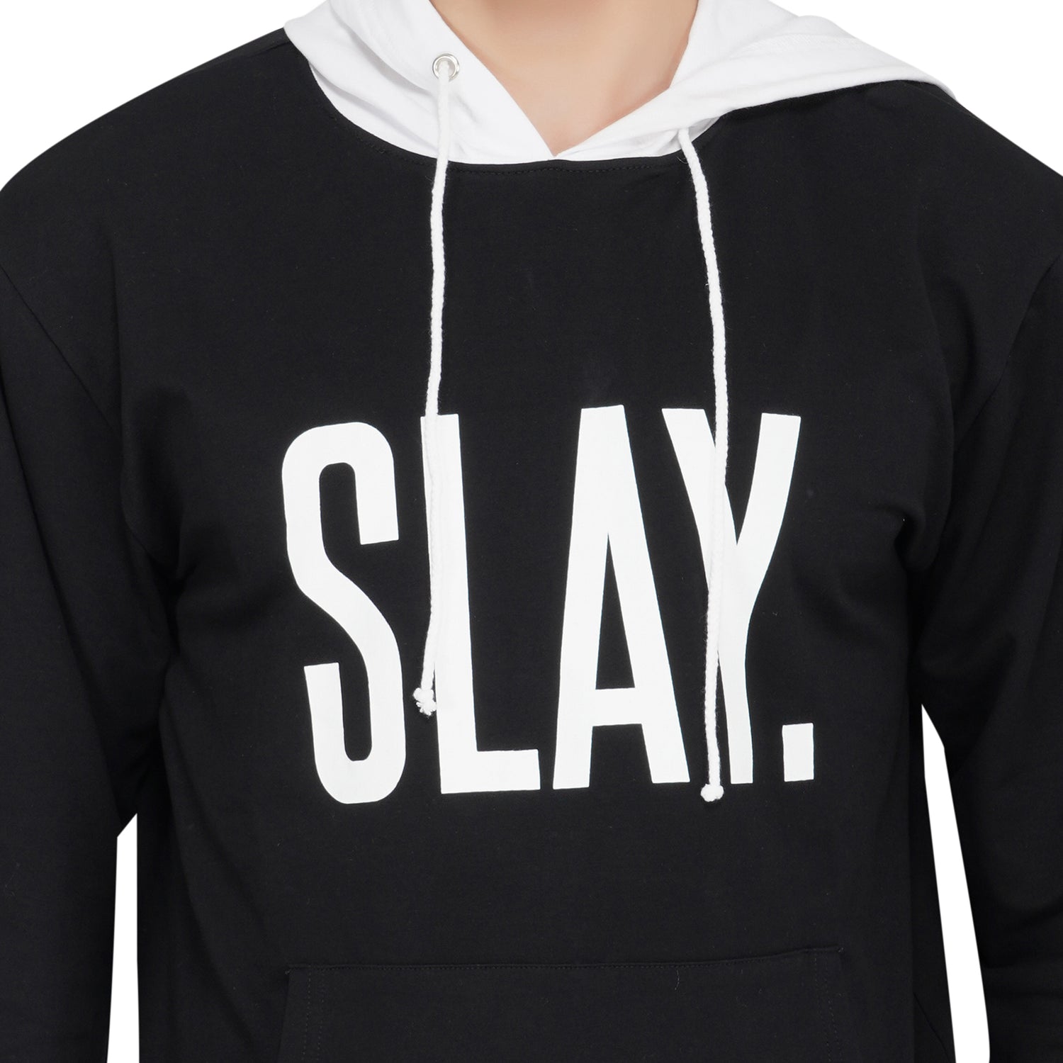 SLAY. Classic Men's Colorblock Black & White Tracksuit-clothing-to-slay.myshopify.com-Tracksuit