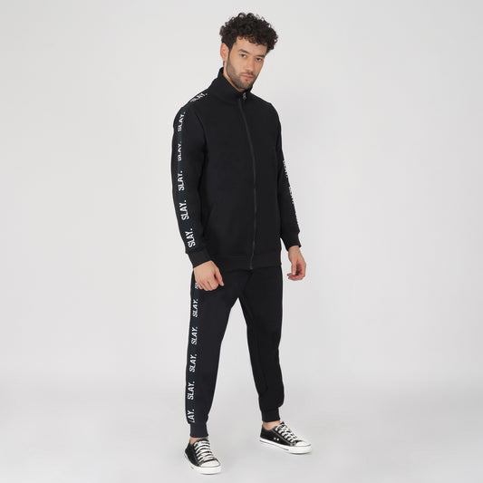 SLAY. Classic Men's Limited Edition Black Tracksuit-clothing-to-slay.myshopify.com-Tracksuit
