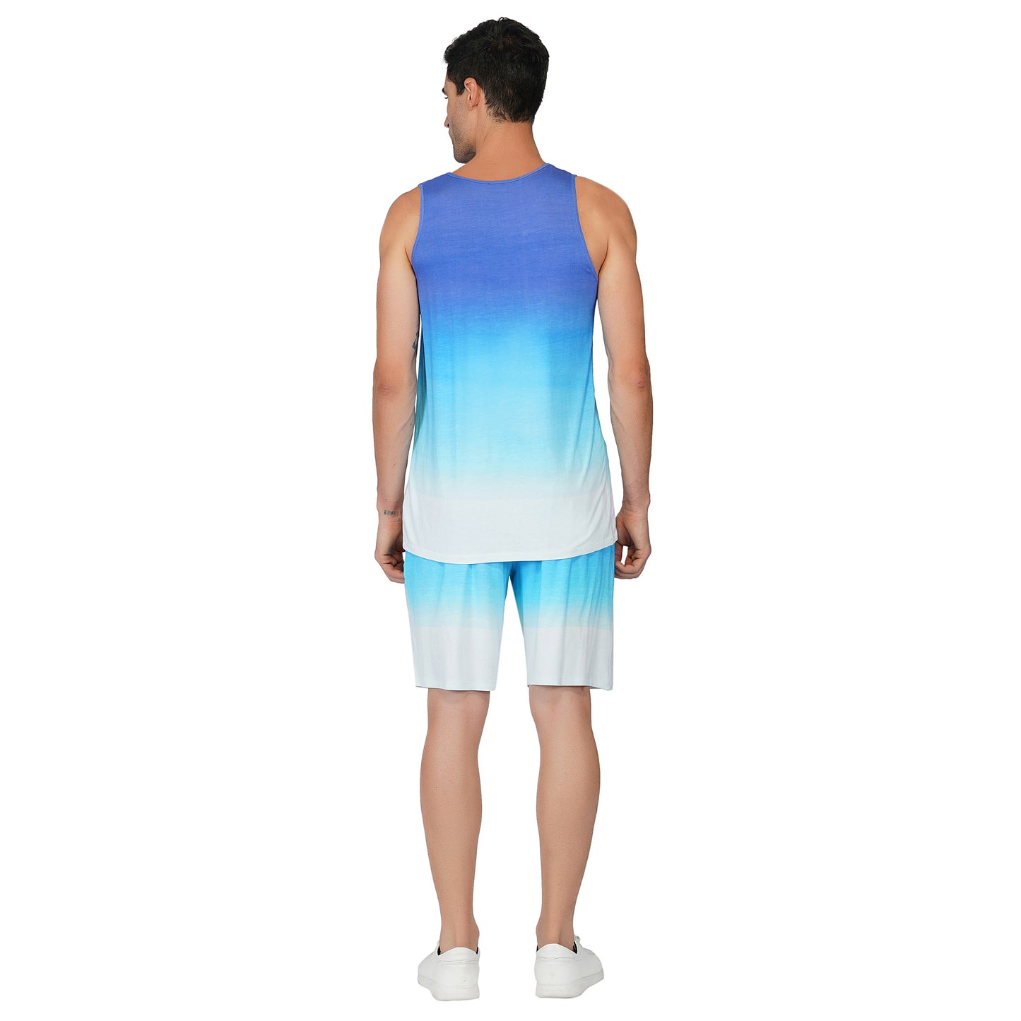 SLAY. Men's Ombre Vest & Shorts Co-ord Set