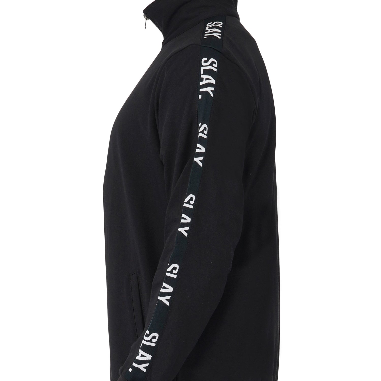 SLAY. Classic Men's Limited Edition Black Bomber Jacket-clothing-to-slay.myshopify.com-Tracksuit