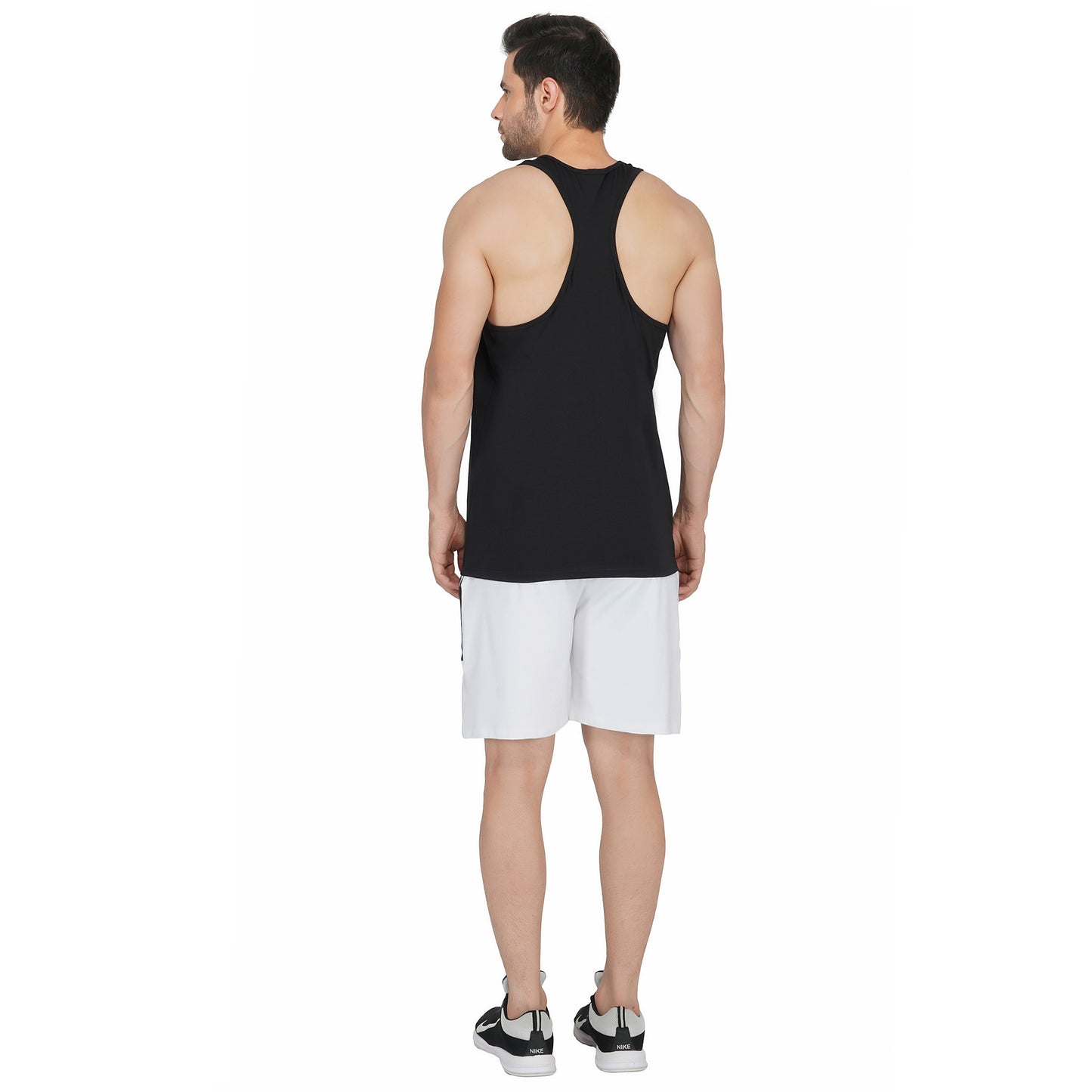 SLAY. Sport Men's Black Sleeveless Vest-clothing-to-slay.myshopify.com-Sleeveless Dropcut T-shirt