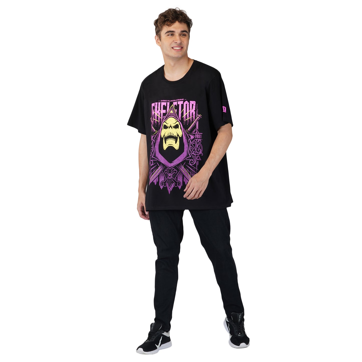 SLAY. Men's Skeletor Oversized Drop shoulder T shirt