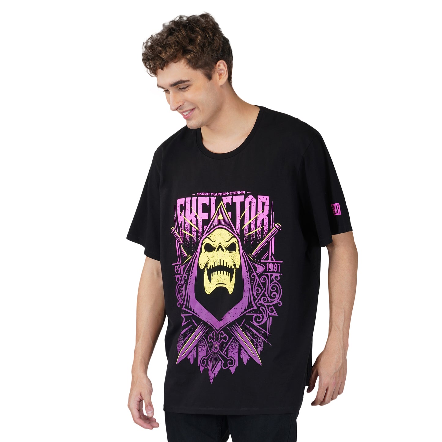 SLAY. Men's Skeletor Oversized Drop shoulder T shirt