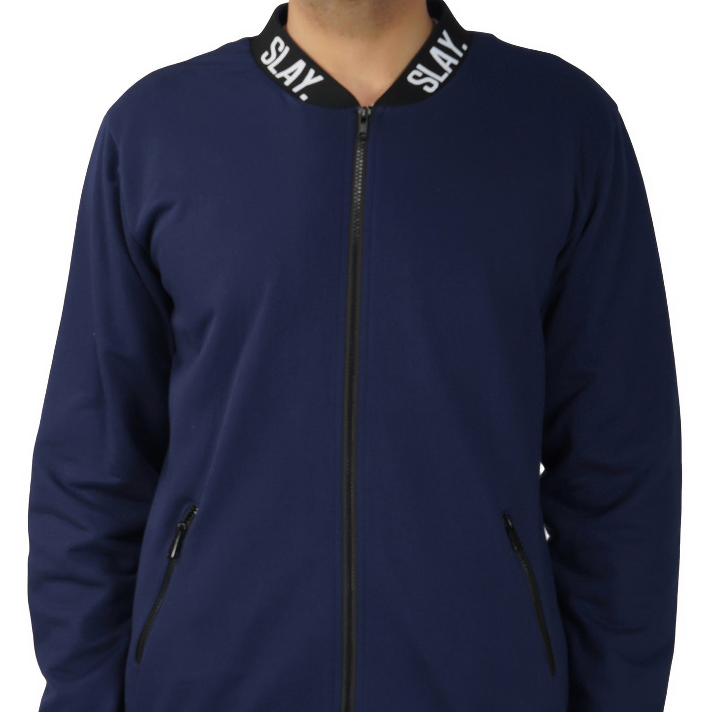 SLAY. Classic Men's Limited Edition Navy Blue Tracksuit