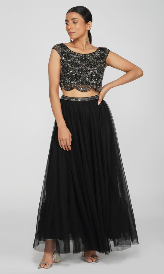 SLAY. Handcrafted Antique Bead Co-ord Set