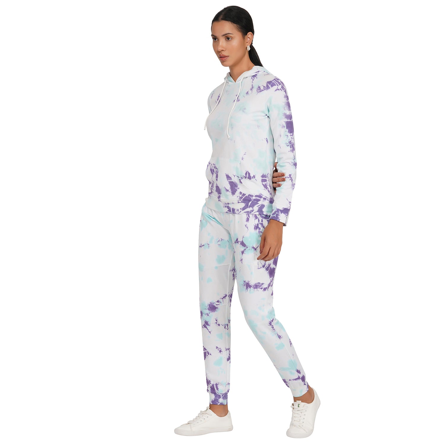 SLAY. Women's Tie Dye Hoodie & Joggers Co-ord Set-clothing-to-slay.myshopify.com-Tracksuit