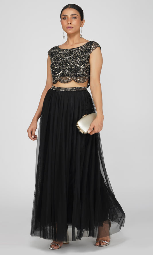 SLAY. Handcrafted Antique Bead Co-ord Set