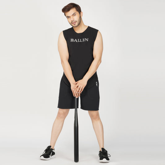 SLAY. Men's BALLIN' Edition Printed Sleeveless Dropcut T-shirt-clothing-to-slay.myshopify.com-Sleeveless Dropcut T-shirt