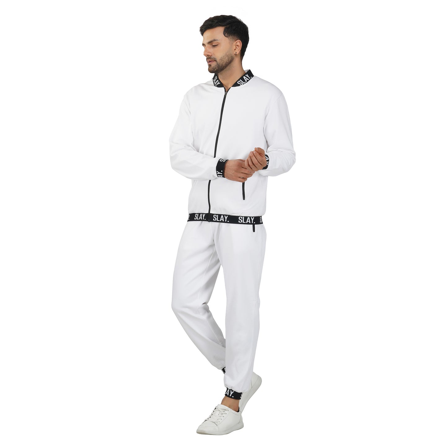 SLAY. Classic Men's Limited Edition White Tracksuit