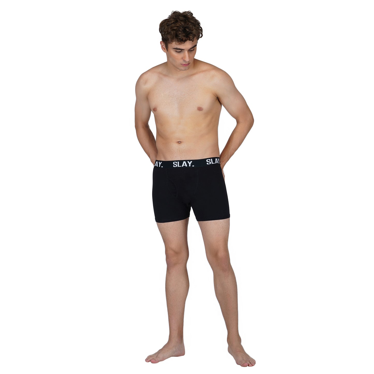 SLAY. Men's Black Underwear Trunks