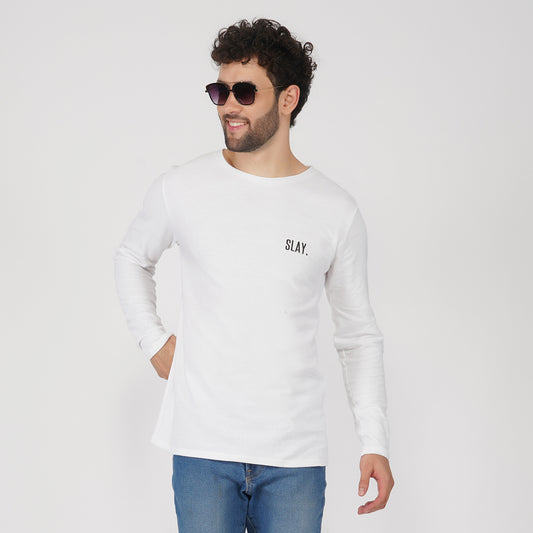 SLAY. Men's Pique Fabric Full Sleeves T-shirt-clothing-to-slay.myshopify.com-T-shirt