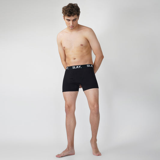SLAY. Men's Black Underwear Trunks