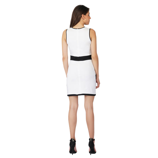 SLAY. Women's White Cocktail Dress