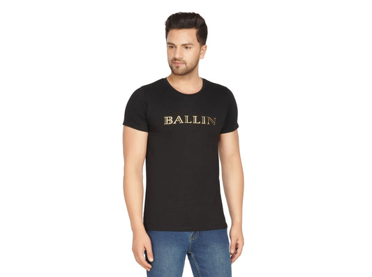 SLAY. Men's Ballin Edition Gold Foil Reflective Print T-shirt-clothing-to-slay.myshopify.com-T-Shirt