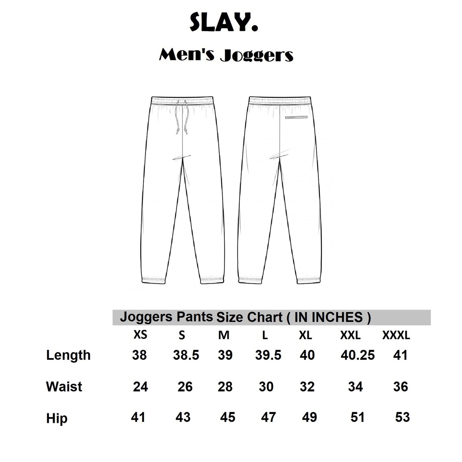 SLAY. Men's Navy Blue Joggers-clothing-to-slay.myshopify.com-Joggers