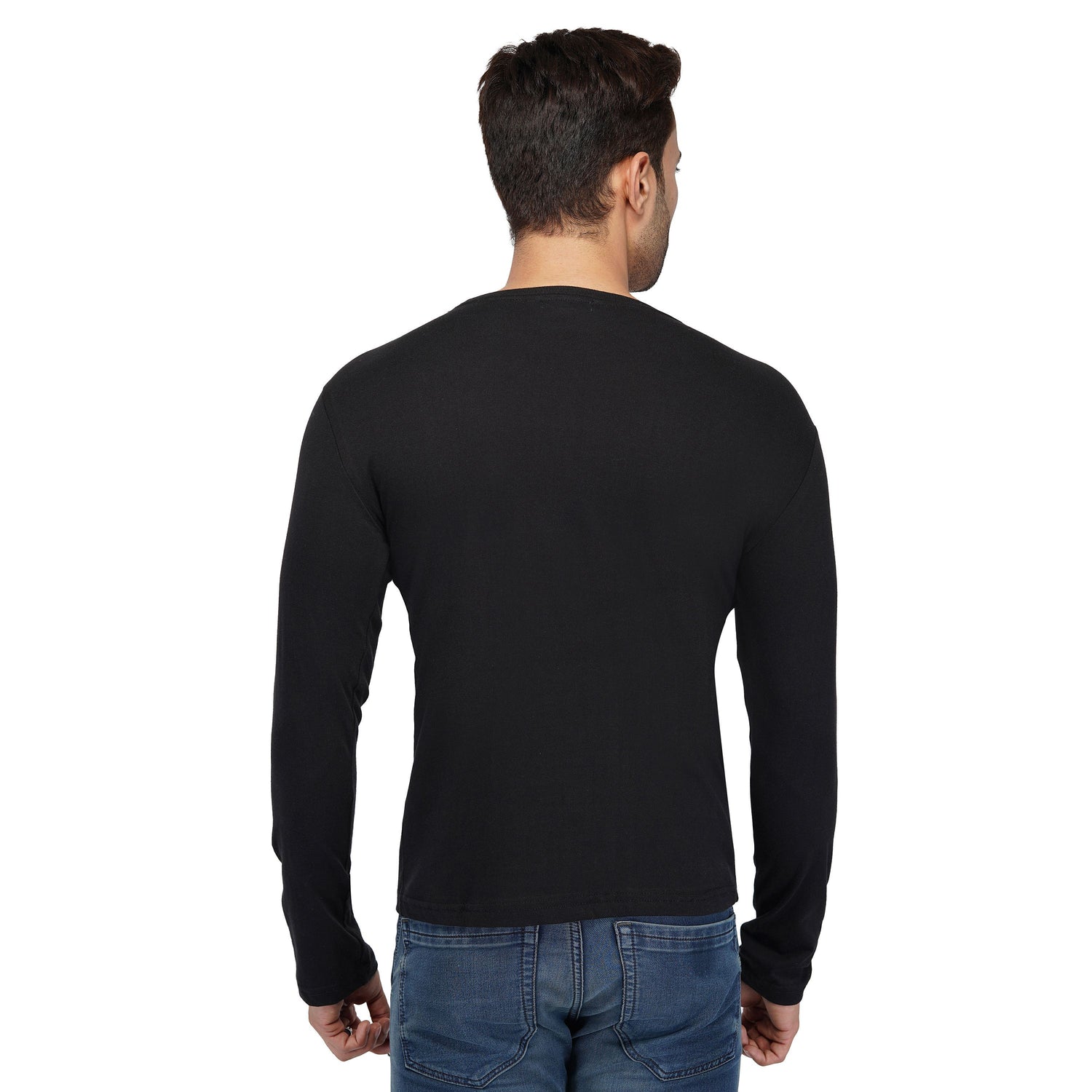 SLAY. Men's Solid Black Full Sleeves T-Shirt-clothing-to-slay.myshopify.com-T-shirt
