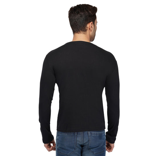 SLAY. Men's Solid Black Full Sleeves T-Shirt-clothing-to-slay.myshopify.com-T-shirt