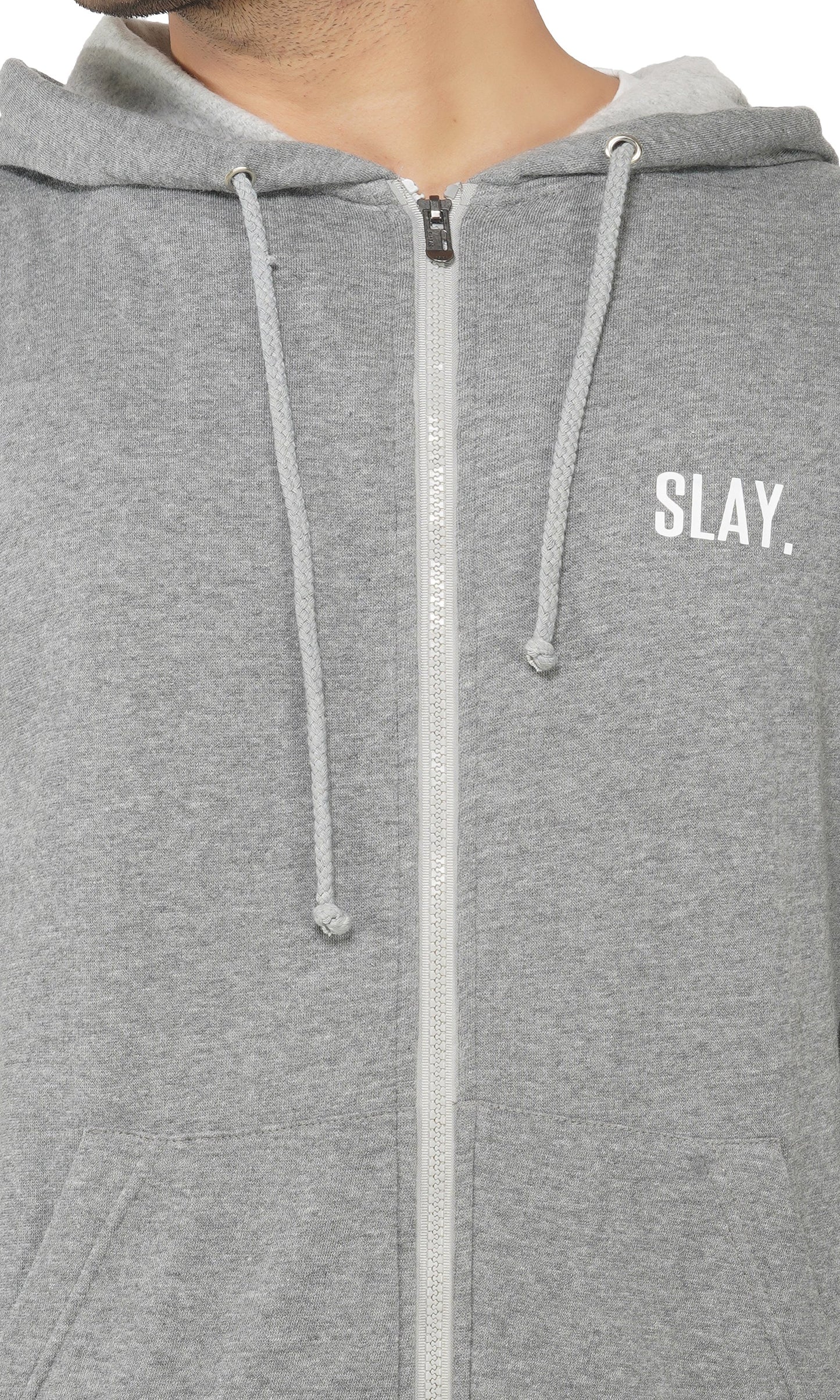 SLAY. Men's BALLER Edition Printed Men's Light Grey Jacket-clothing-to-slay.myshopify.com-Jacket