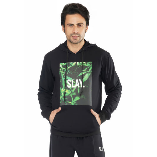 SLAY. Men's Printed 4/20 Edition Hoodie With Kangaroo Pocket-clothing-to-slay.myshopify.com-Hood