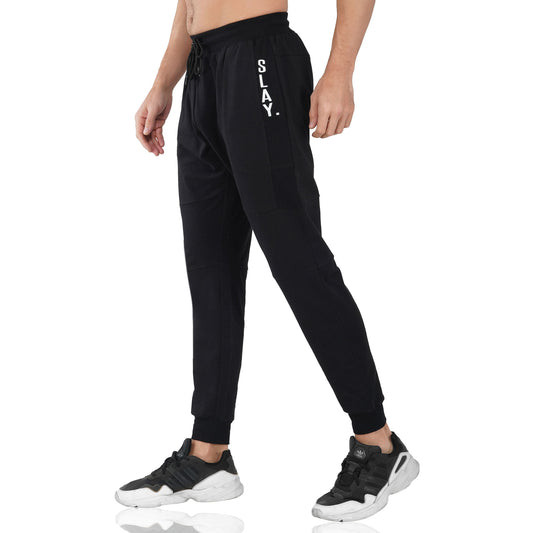 SLAY. Men's Black Joggers-clothing-to-slay.myshopify.com-Joggers