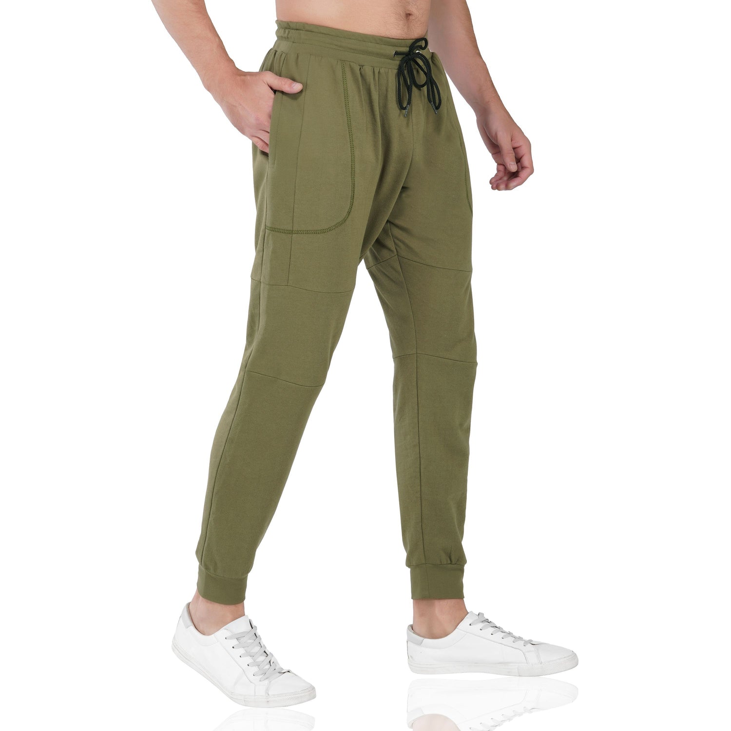 SLAY. Men's Olive Green Joggers-clothing-to-slay.myshopify.com-Joggers