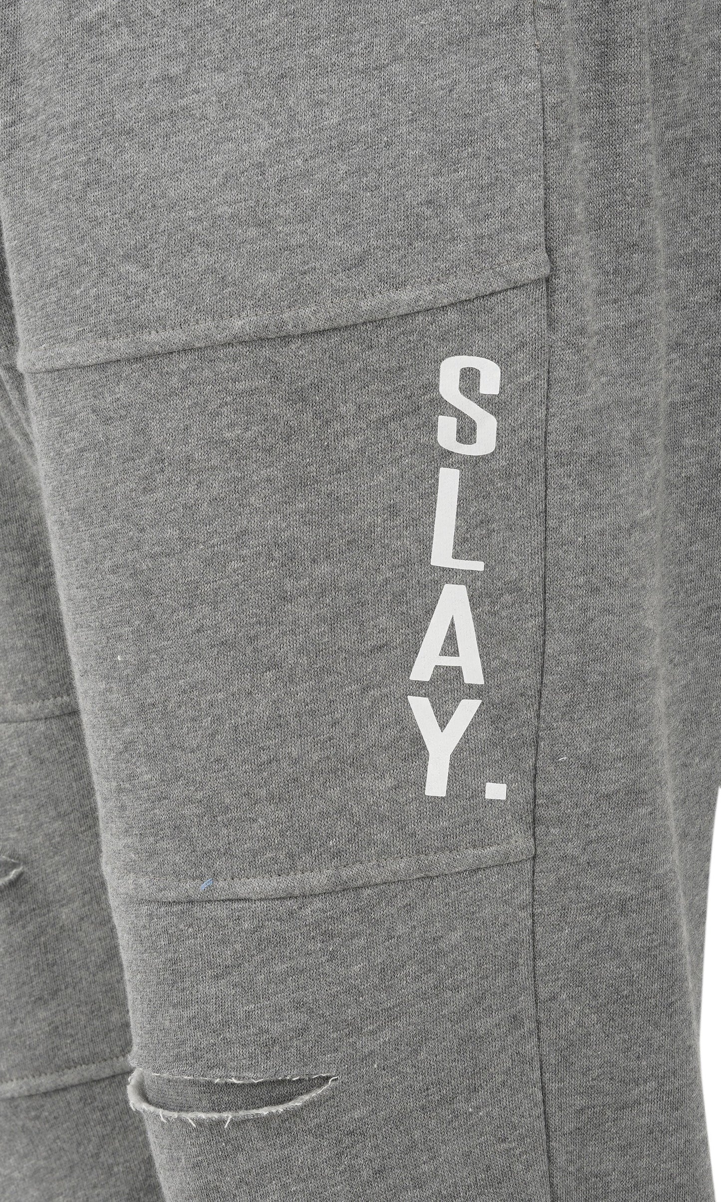SLAY. Men's Light Grey Joggers-clothing-to-slay.myshopify.com-Joggers