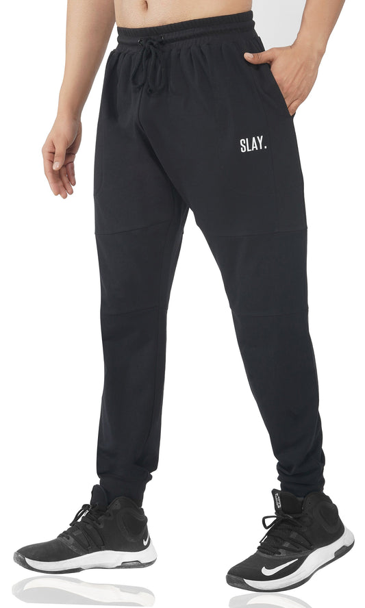 SLAY. Men's Black Joggers-clothing-to-slay.myshopify.com-Joggers