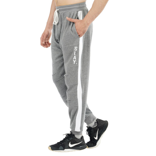 SLAY. Men's Light Grey Joggers-clothing-to-slay.myshopify.com-Joggers