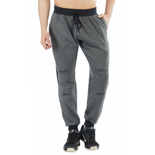 SLAY. Men's Dark Grey Joggers with Black side stripe-clothing-to-slay.myshopify.com-Joggers