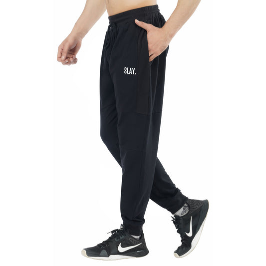 SLAY. Men's Black Joggers-clothing-to-slay.myshopify.com-Joggers