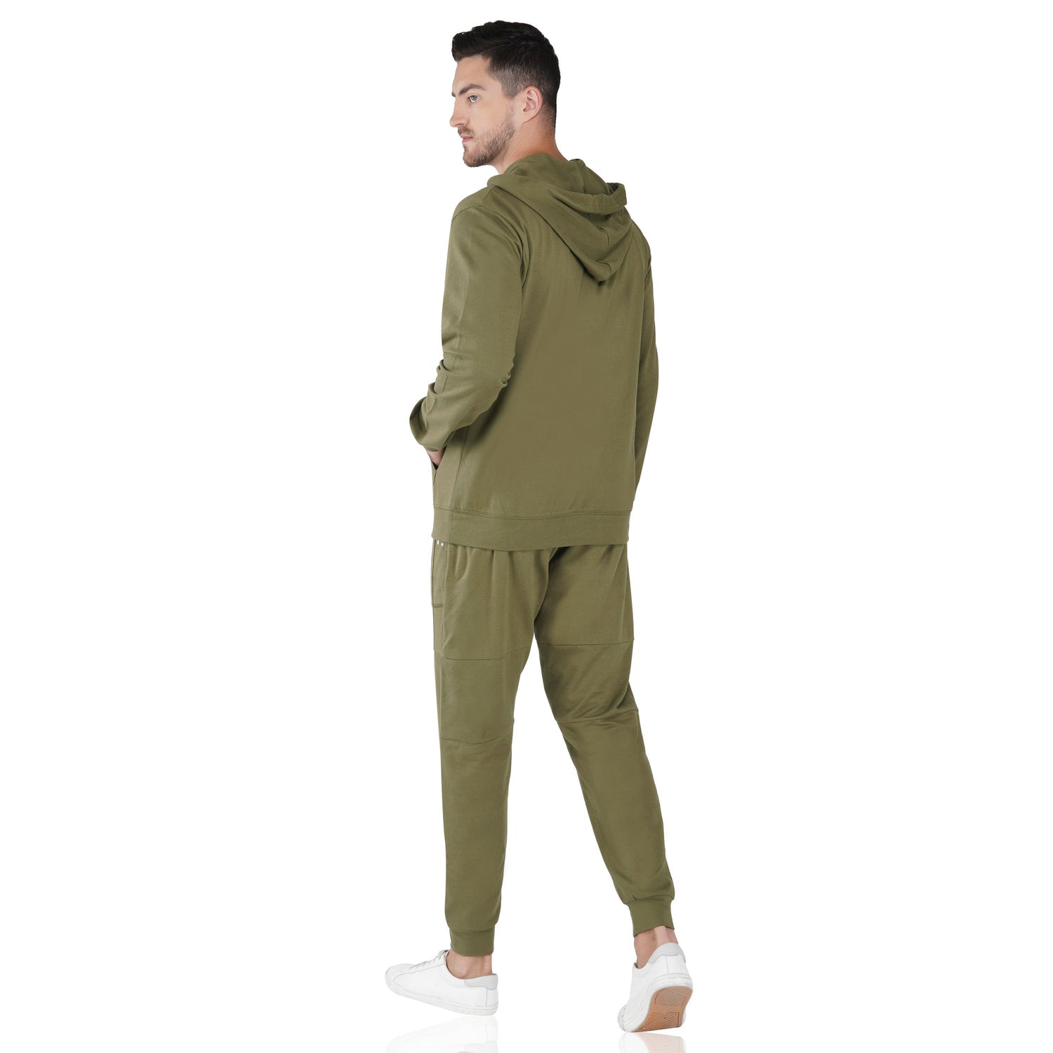 Olive green nike hot sale sweatsuit mens
