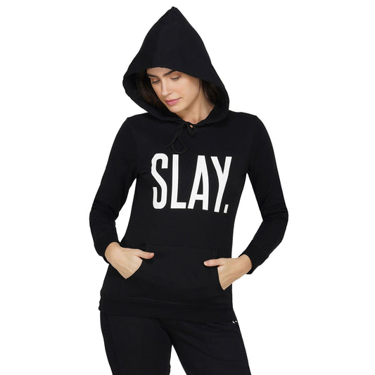 SLAY. Classic Women's Printed Hoodie with Kangaroo Pockets-clothing-to-slay.myshopify.com-Hoodie