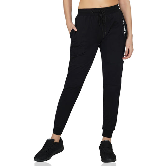 SLAY. Classic Women's Black Joggers Pants-clothing-to-slay.myshopify.com-Joggers