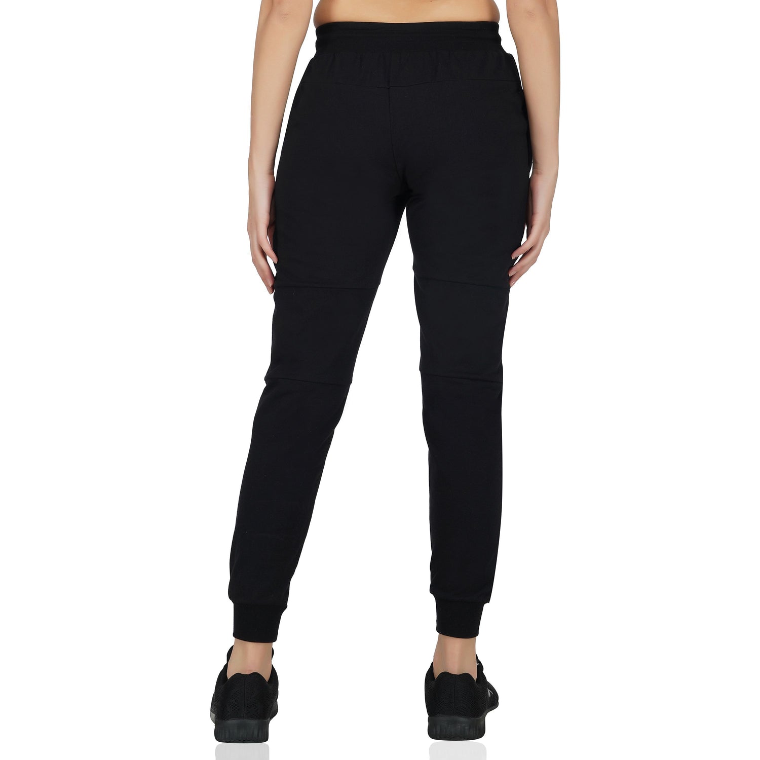 Buy Online Women Black Solid Joggers at best price  Plussin