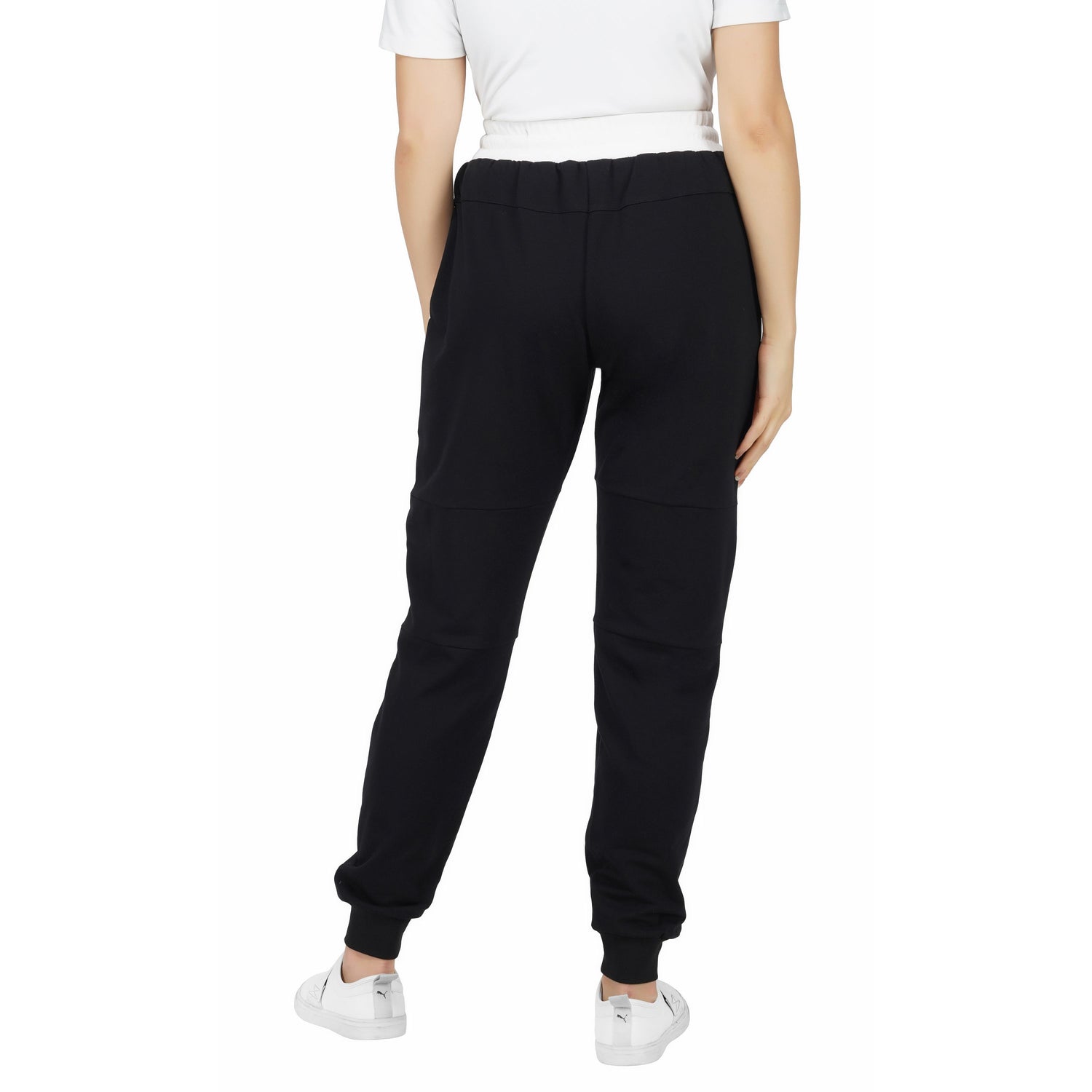SLAY. Women's Black Jogger Pants With White Stripes-clothing-to-slay.myshopify.com-Joggers