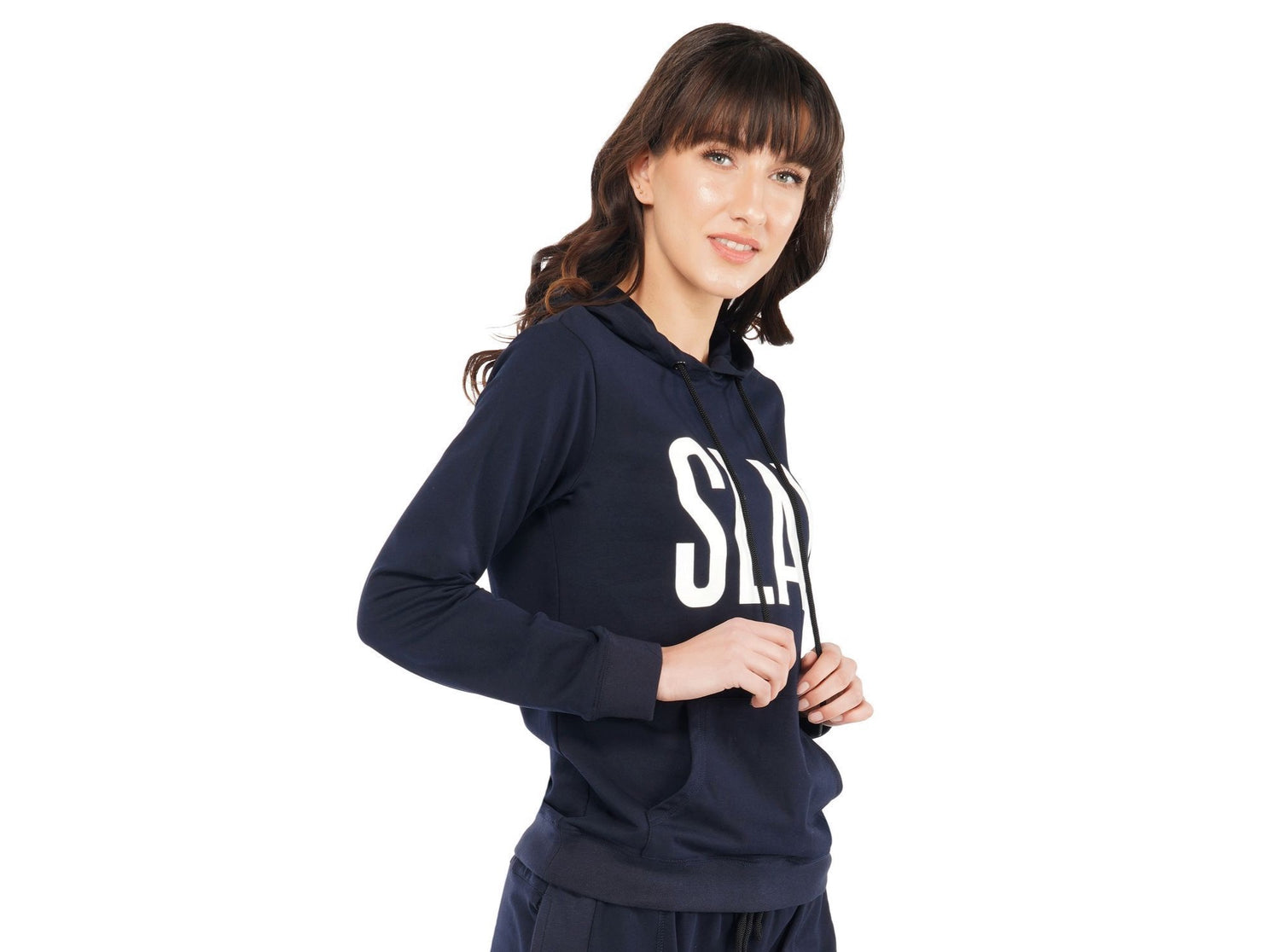 SLAY. Classic Women's Navy Blue Hoodie-clothing-to-slay.myshopify.com-Tracksuit