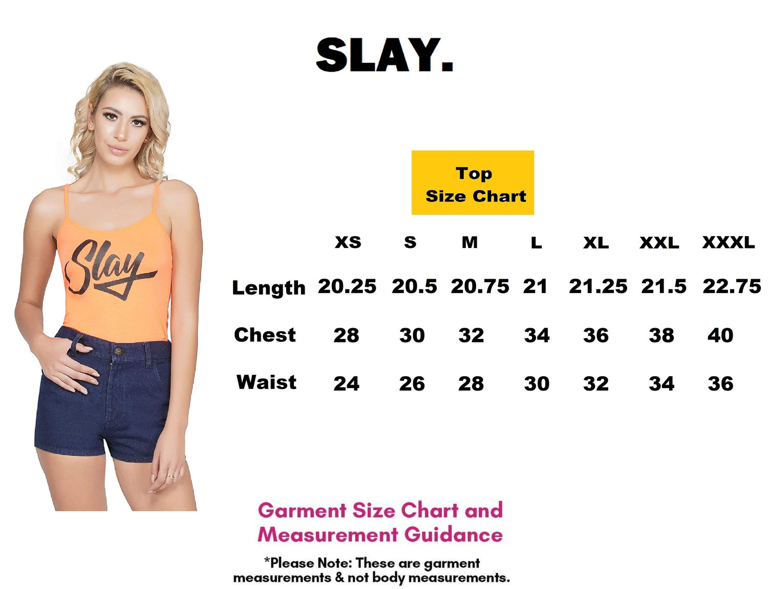 SLAY. Women's Neon Orange Printed Camisole-clothing-to-slay.myshopify.com-Camisole Top