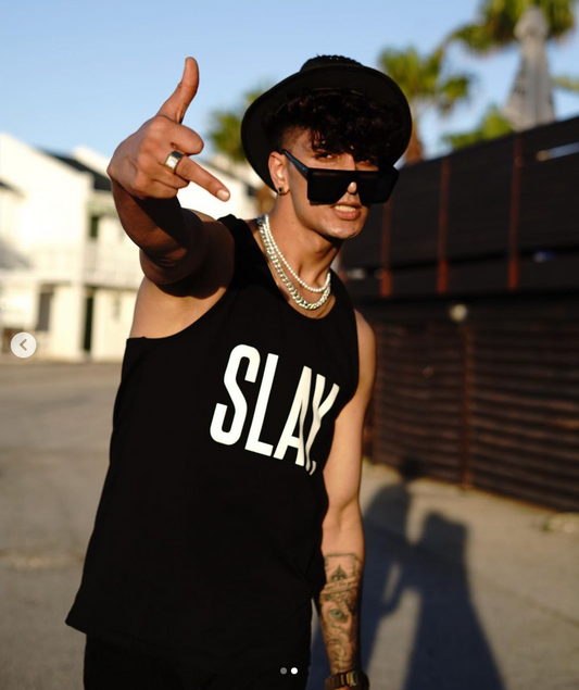 SLAY. Men's Black Vest