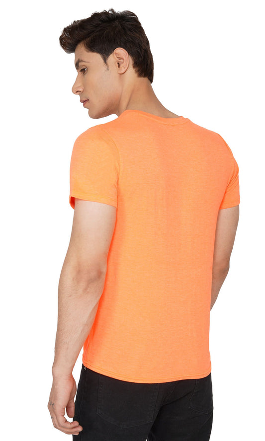 SLAY. Sport Men's Printed Neon Orange T-shirt-clothing-to-slay.myshopify.com-T-Shirt