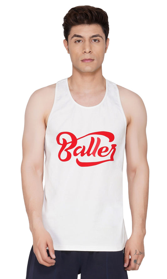 SLAY. Men's BALLER Edition Printed Gym Vest-clothing-to-slay.myshopify.com-Vest