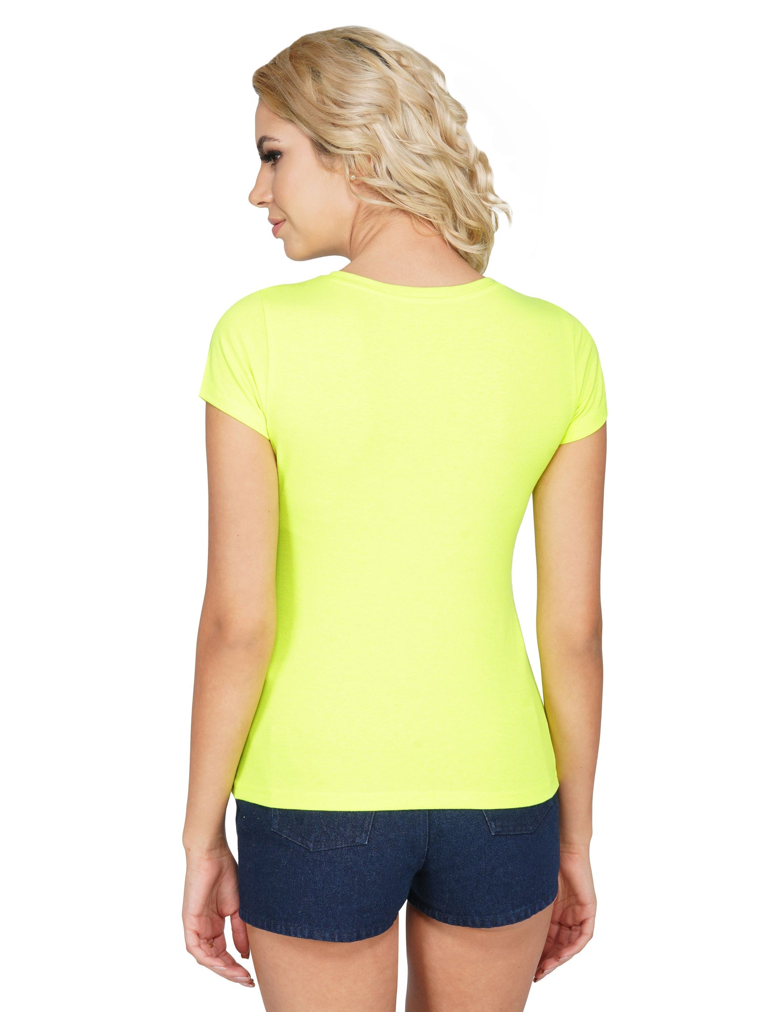 SLAY. Sport Women's Neon Green Printed T-shirt-clothing-to-slay.myshopify.com-Print T-Shirt