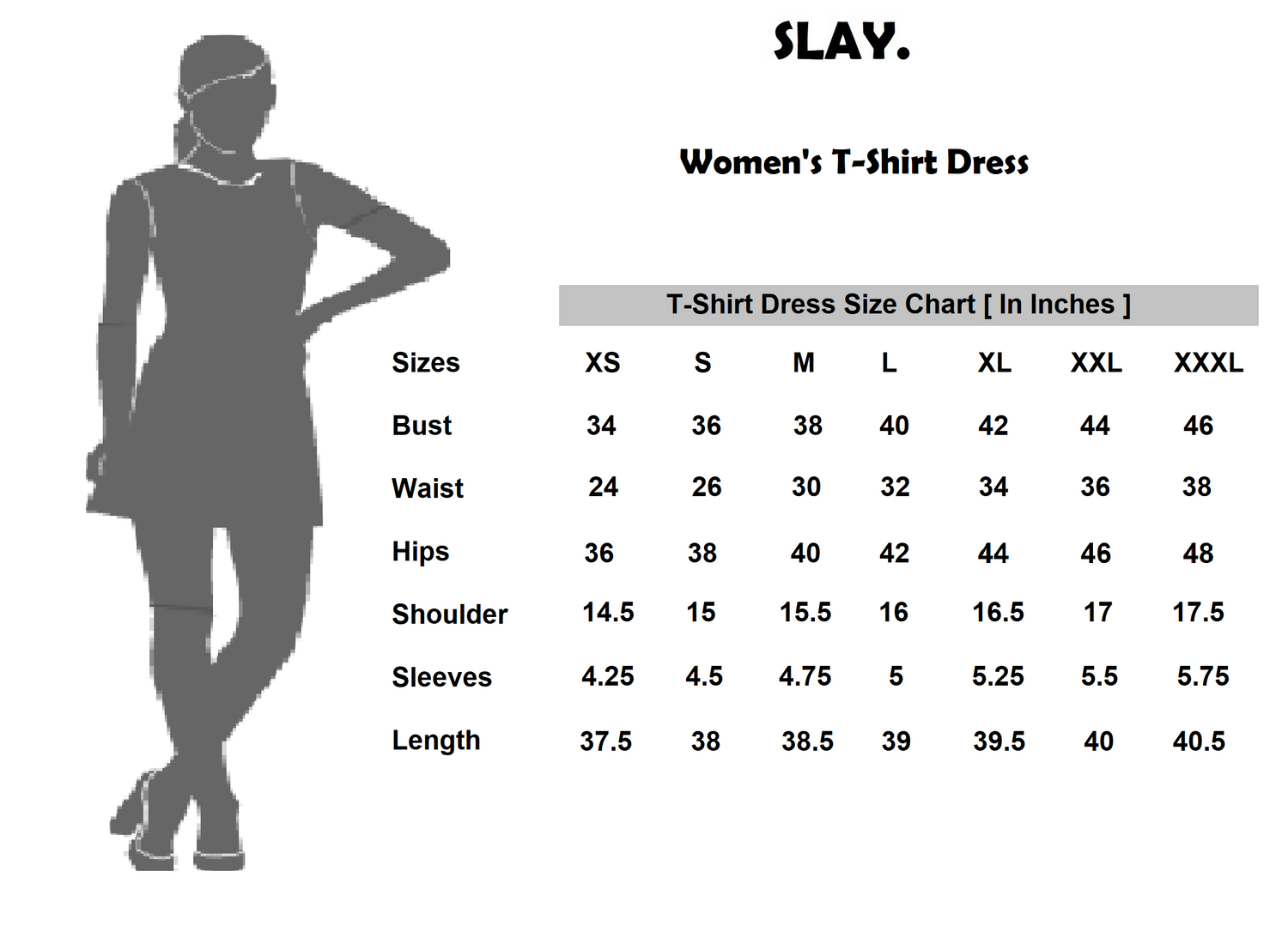 SLAY. Women's Black Crystal Embellished T-shirt Dress-clothing-to-slay.myshopify.com-Dress